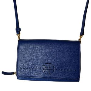Blue Tory Burch Wallet Purse